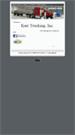 Mobile Screenshot of kerrtrucking.com